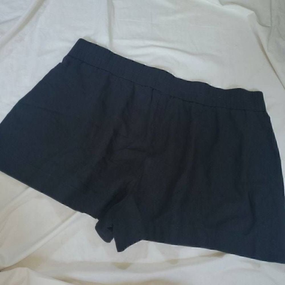 NWT May You Be Black Linen Casual Shorts XXL